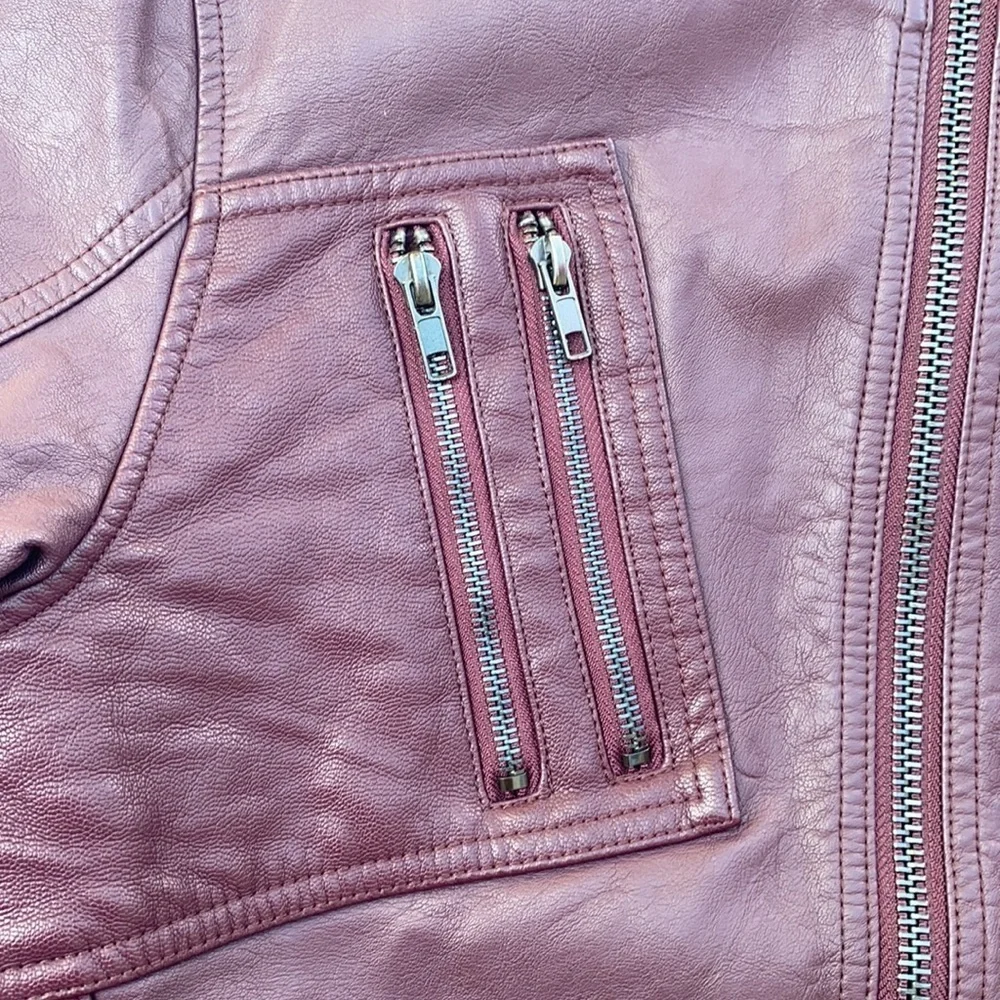New G by GUESS Men's Mozo Faux-Leather Jacket